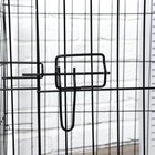 Клетка для собак 70×50×60 см, чёрная - Фото 8