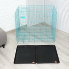 Клетка с люком для собак и кошек, 85 х 60 х 70 см, синяя - фото 24254283