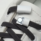 Фиксаторы для шнурков, на магнитах, пара, размер 2.6×2×0.7 см, белые - Фото 4