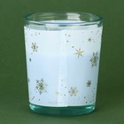Новогодняя свеча в стакане «Уюта и тепла», аромат карамель - Фото 2