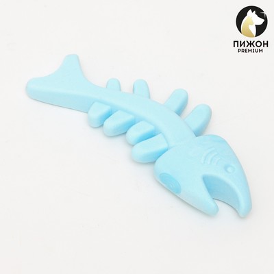 Игрушка плавающая "Рыбка" Пижон Premium, вспененный TPR, 10,5 см, голубая