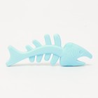 Игрушка плавающая "Рыбка" Пижон Premium, вспененный TPR, 10,5 см, голубая - фото 7111987