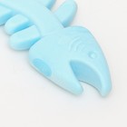 Игрушка плавающая "Рыбка" Пижон Premium, вспененный TPR, 10,5 см, голубая - фото 7111989