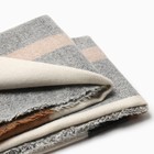 Шарф зимний объемный MINAKU 65*180 + 3 см клетка 9689108