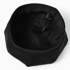 Берет, цвет черный, р-р 56см - фото 22962135