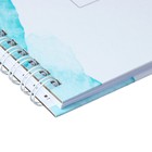 Скетчбук А5, 40 листов на евроспирали "SKETCHBOOK. Shell", твёрдая обложка, матовая ламинация, блок белая бумага 100 г/м2 - фото 7308041