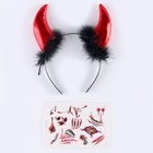 Набор для творчества «Хэллоуин: Шрамы», 2 предмета: тату, ободок, тату МИКС - фото 22607044