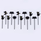 Шпажки для канапе «Хэллоуин», в набора 12 шт., чёрная - Фото 3