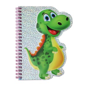 {{photo.Alt || photo.Description || 'Блокнот фигурный 48 листов, А6, линия, на гребне, голография, объемная аппликация "Зверушки"'}}