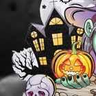 Подвеска «Ведьма в ночь на Хэллоуин», 0,5 × 26 × 25,5 см - Фото 4