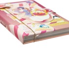 Записная книжка подарочная, А6, 96 листов, цветной блок, с фигурным хлястиком, обложка пвх, "Аниме", МИКС - фото 7194838