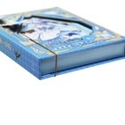 Записная книжка в подарочной коробке А6, 96 листов, цветной блок, на замке "Аниме", МИКС - фото 7194865