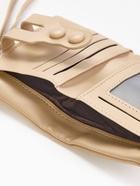 Кошелёк женский на кнопке, 11.5×2.5×9 см, однотонный, бежевый - Фото 4