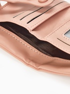 Кошелёк женский на кнопке, 11.5×2.5×9 см, однотонный, розовый - Фото 5