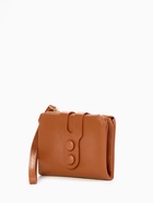 Кошелёк женский на кнопке, 11.5×2.5×9 см, однотонный, рыжий - Фото 7