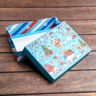 Подарочная коробка сборная «Зимушка», 21×15×5.7 см - Фото 6