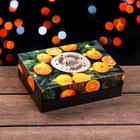 Коробка подарочная новогодняя складная «С Новым годом», 16.5×12.5×5 см - Фото 3