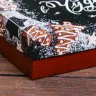 Коробка сборная крышка - дно, «Мандарины», 21×15×5.7 см - Фото 3