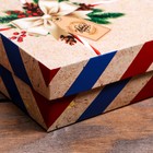 Коробка подарочная новогодняя складная «С Новым годом», 16.5×12.5×5 см - Фото 5