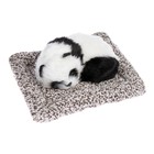 Игрушка на панель авто, панда на подушке, бело-черный окрас - фото 2452011