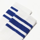 Носки MINAKU цвет белый/синий, р-р 36-41 (23-27 см) - Фото 2