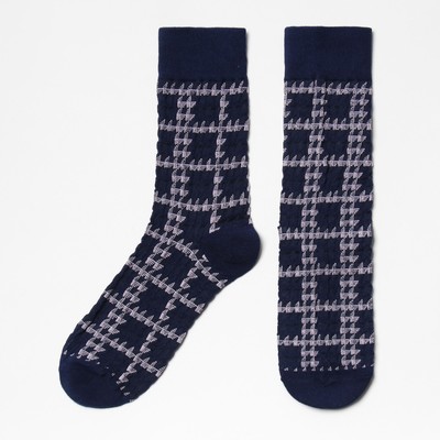 Носки женские MINAKU, синие, размер 36-41 (23-27 см)