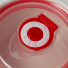 Набор салатников керамических с вакуумными крышками «Ромбики», 3 предмета: 300/550/900 мл, белый - Фото 3