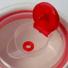 Набор салатников керамических с вакуумными крышками «Ромбики», 3 предмета: 300/550/900 мл, белый - Фото 4