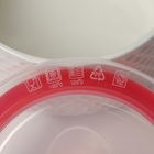 Набор салатников керамических с вакуумными крышками «Ромбики», 3 предмета: 300/550/900 мл, белый - Фото 10