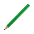 Карандаш простой, чернографитный HB, корпус зеленый МИНИ - фото 110772948
