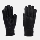 Перчатки мужские, безразмерные, с утеплителем, цвет чёрный - фото 319770197