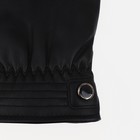 Перчатки мужские, безразмерные, с утеплителем, цвет чёрный - Фото 2