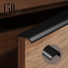 Ручка торцевая CAPPIO RT002BL, L=150 мм, м/о 128 мм, цвет черный - Фото 1