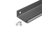 Ручка торцевая CAPPIO, L=150 мм, м/о 128 мм, цвет серый - фото 805845971