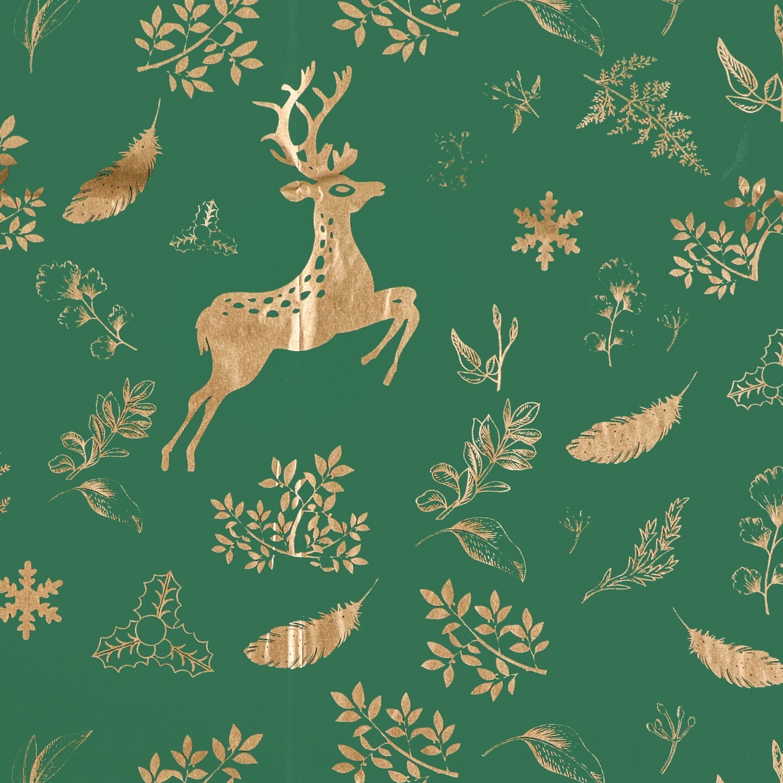 Бумага упаковочная тишью, новогодняя упаковка «Зимнее настроение»,50×66 см Бумага упаковочная тишью, новогодняя упаковка «Зимнее настроение»,50×66 см