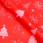 Бумага упаковочная тишью "Снежинки",50 х 66 см (комплект 20 шт) - фото 51874983