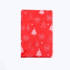 Бумага упаковочная тишью "Снежинки",50 х 66 см (комплект 20 шт) - фото 51874984