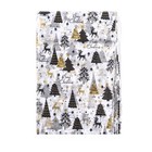 Бумага упаковочная тишью, новогодняя упаковка «Оленята»,50×65 см - Фото 4