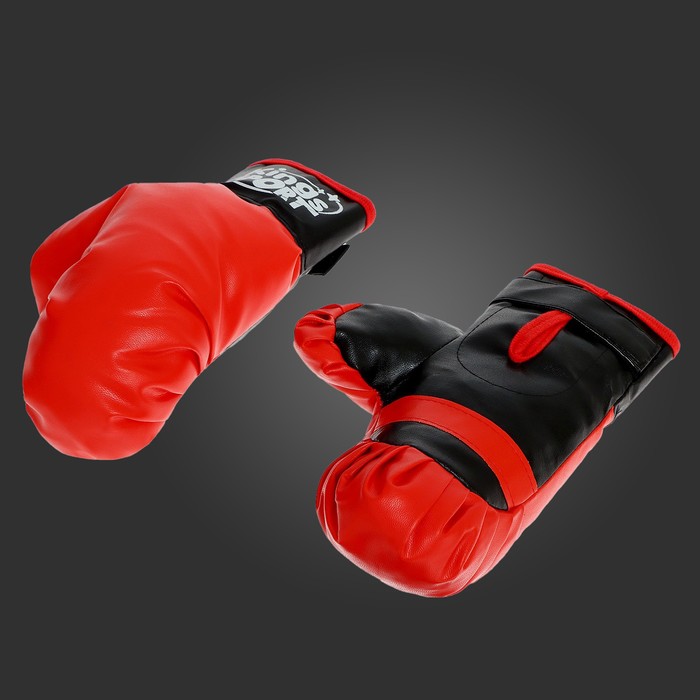 Набор для бокса «Профи 2», напольная груша с присоской, перчатки, высота 70-100 см - фото 1885730423