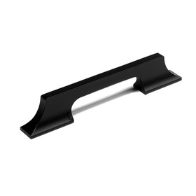 Ручка-скоба CAPPIO RSC020, алюминий, м/о 96 мм, цвет черный