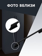 Ручка скоба CAPPIO RSC101, алюминий, м/о 480, цвет черный - фото 809277093