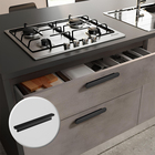 Ручка-скоба CAPPIO RSC021, алюминий, м/о 128 мм, цвет черный - Фото 1