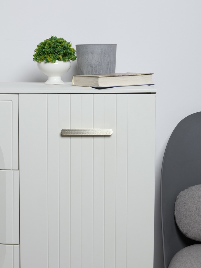 Ручка-скоба CAPPIO RSC021, алюминий, м/о 128 мм, цвет сатиновое золото - Фото 1