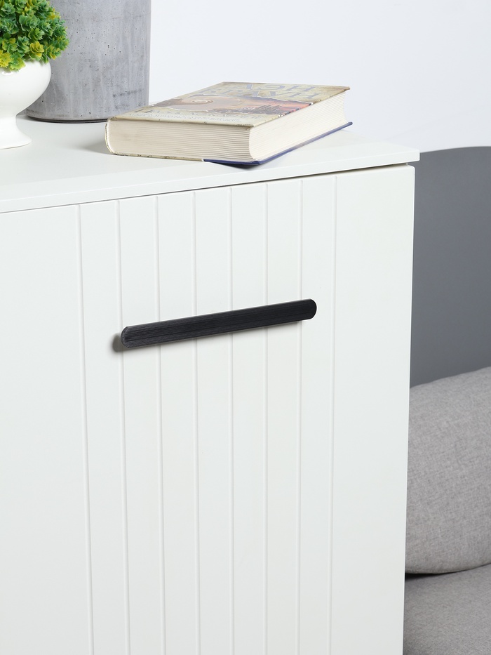 Ручка-скоба CAPPIO RSC102, алюминий, м/о 160 мм, цвет черный - Фото 1