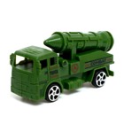 Грузовик инерционный «Военный автовоз», с техникой, 2 машины в комплекте - Фото 5