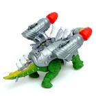 Динозавр «Дино-воин», работает от батареек, стреляет ракетами, свет и звук, цвет МИКС - фото 7144579