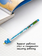 Карандаш-прикол секционный Calligrata «Динозавр», НВ, МИКС - Фото 3