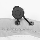 Куртка для больших собак, мембрана, XL (ДС 40, ОШ 41, ОГ 56 см), серо-чёрная - Фото 6