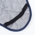 Попона для больших собак, мембранная ткань, размер XL (ДС 35, ОШ 38, ОГ 56-66 см), синяя - Фото 15