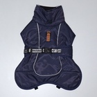 Попона для больших собак, мембранная ткань, размер 2XL (ДС 43, ОШ 46, ОГ 62-68 см), синяя - Фото 16